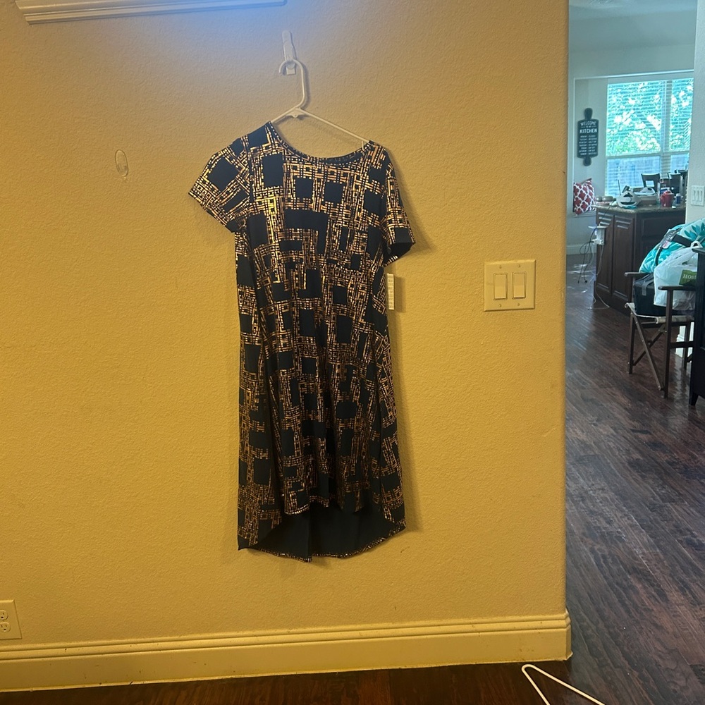 LuLaRoe Geometric Print Midi Dress
